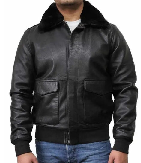 Mens-Black-Bomber-Leather-Jacket-With-Fur-Collar-For-Sale-4.jpg