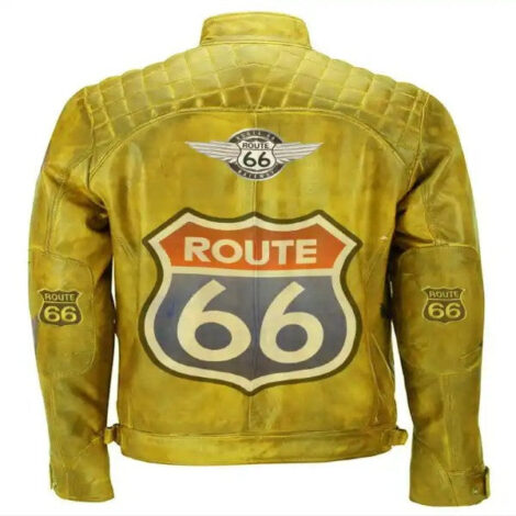 Mens-Yellow-Vintage-Biker-Motorcycle-Distressed-Leather-Jacket-Route-66-Design-bk-5.jpg