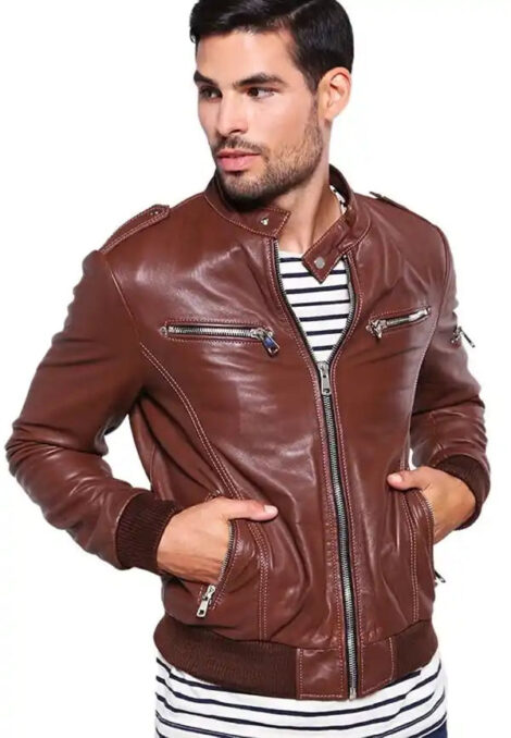 New-Mens-Brown-Slim-fit-Motorcycle-Real-Soft-lambskin-Leather-Jacket-6.jpg